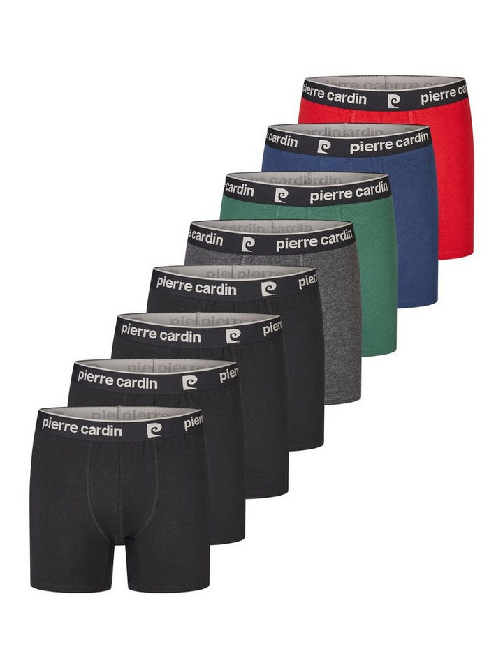 Pierre Cardin Boxershorts Herren Retroshorts 8er Pack Basic Trunks Regular Fit (Vorteilspack, 8-St) Unterhosen mit Stretch von Pierre Cardin