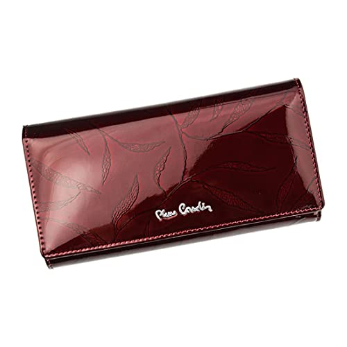 Pierre Cardin Brieftasche für Damen aus 100% Naturleder Lackiert 18,5 x 10 x 3 cm Für 9 Karten 2 Scheinfächer 1 Münzfach Farbe Rot Pierre Cardin Brieftasche für Damen aus 100% Naturleder Lackiert 18,5 x 10 x 3 cm Für 9 Karten 2 Scheinfächer 1 Münzfach Farbe Rot von Pierre Cardin