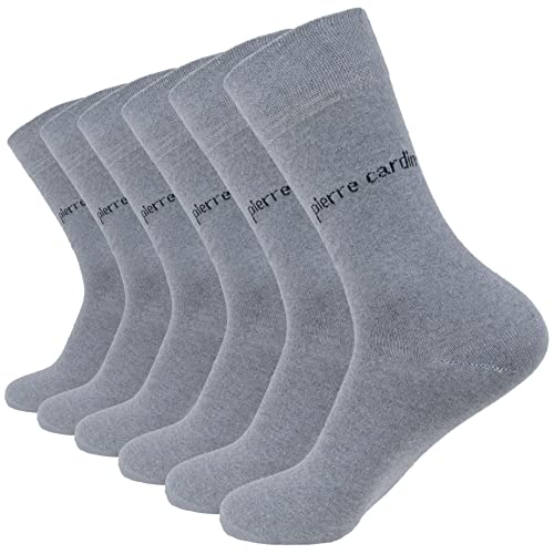 Pierre Cardin Business Socken Herren (10er Pack) - Hochwertige Business Socken Anzugsocken Baumwolle - Grau von Pierre Cardin