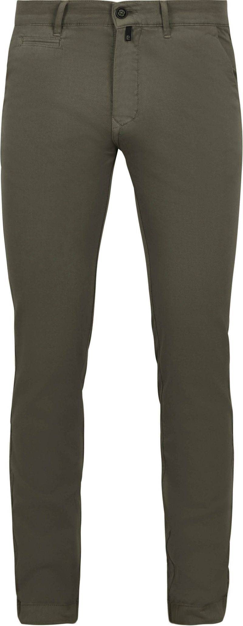 Pierre Cardin Chino Castres Olivgrün - Größe W 38 - L 32 von Pierre Cardin
