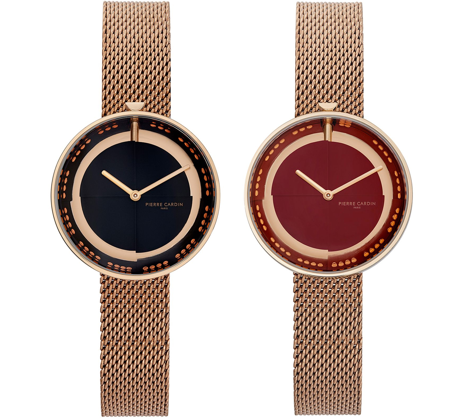 Pierre Cardin Damen Armband-Uhr modernes Ziffernblatt analoge Quarz-Uhr mit Edelstahl-Armband 3ATM 33mm CMA.0001 Rose-Gold/Schwarz oder Rose-Gold/Rot Pierre Cardin Damen Armband-Uhr modernes Ziffernblatt analoge Quarz-Uhr mit Edelstahl-Armband 3ATM 33mm CMA.0001 Rose-Gold/Schwarz oder Rose-Gold/Rot von Pierre Cardin