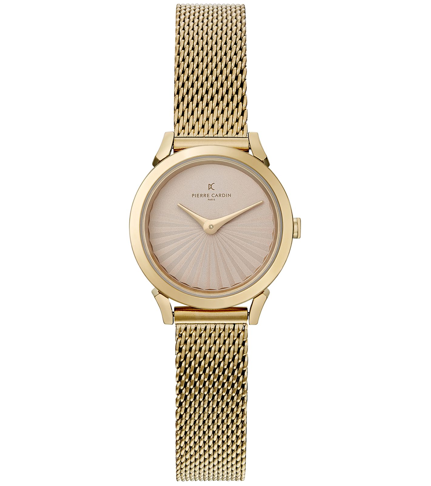 Pierre Cardin Damen Armband-Uhr schlichtes Ziffernblatt analoge Quarz-Uhr mit Edelstahl-Armband 3ATM 27mm CPI.2522 Gold Pierre Cardin Damen Armband-Uhr schlichtes Ziffernblatt analoge Quarz-Uhr mit Edelstahl-Armband 3ATM 27mm CPI.2522 Gold von Pierre Cardin