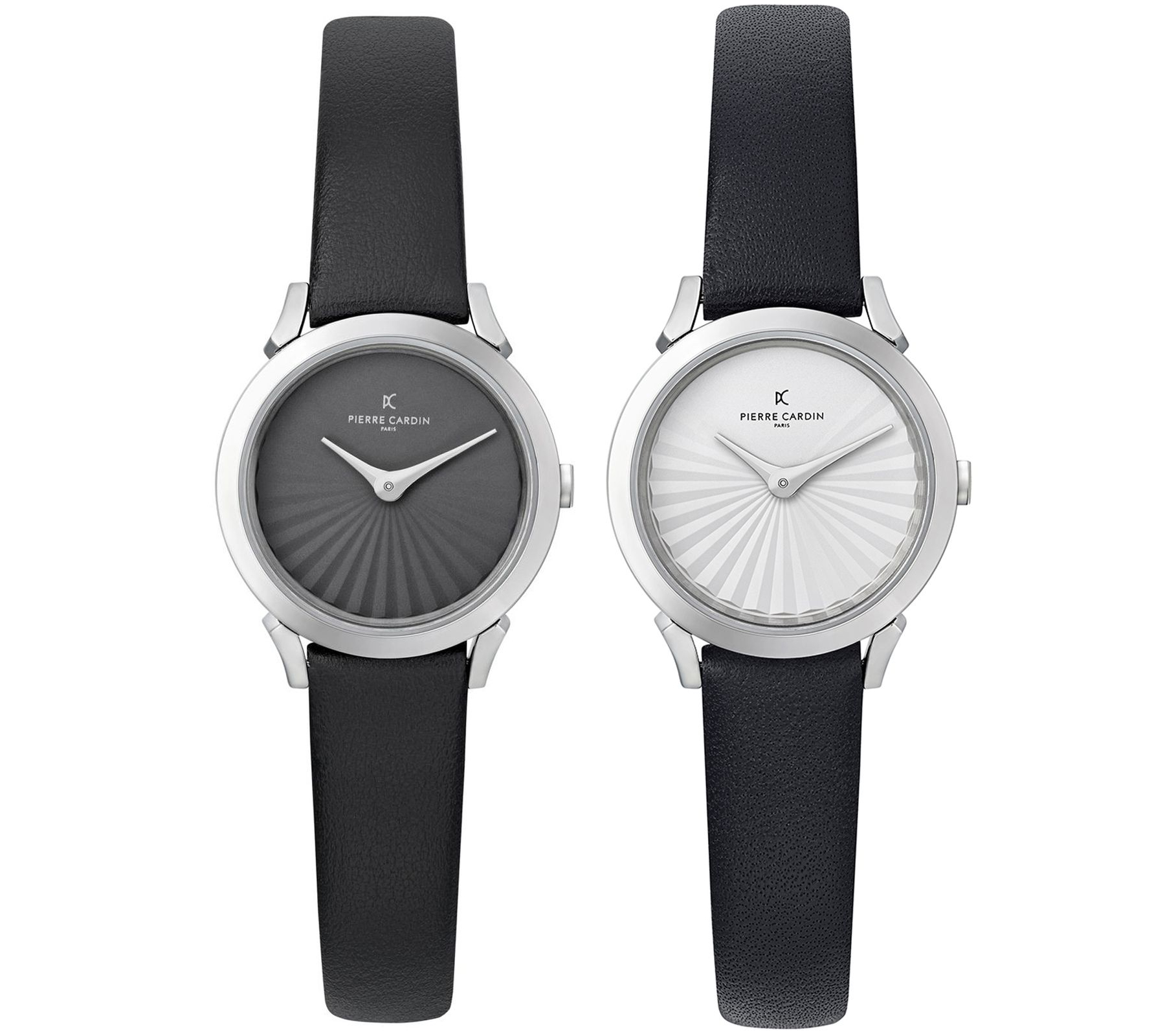 Pierre Cardin Damen Armband-Uhr schlichtes Ziffernblatt analoge Quarz-Uhr mit Leder-Armband 3ATM 27mm CPI.250 Schwarz/Weiß oder Schwarz Pierre Cardin Damen Armband-Uhr schlichtes Ziffernblatt analoge Quarz-Uhr mit Leder-Armband 3ATM 27mm CPI.250 Schwarz/Weiß oder Schwarz von Pierre Cardin
