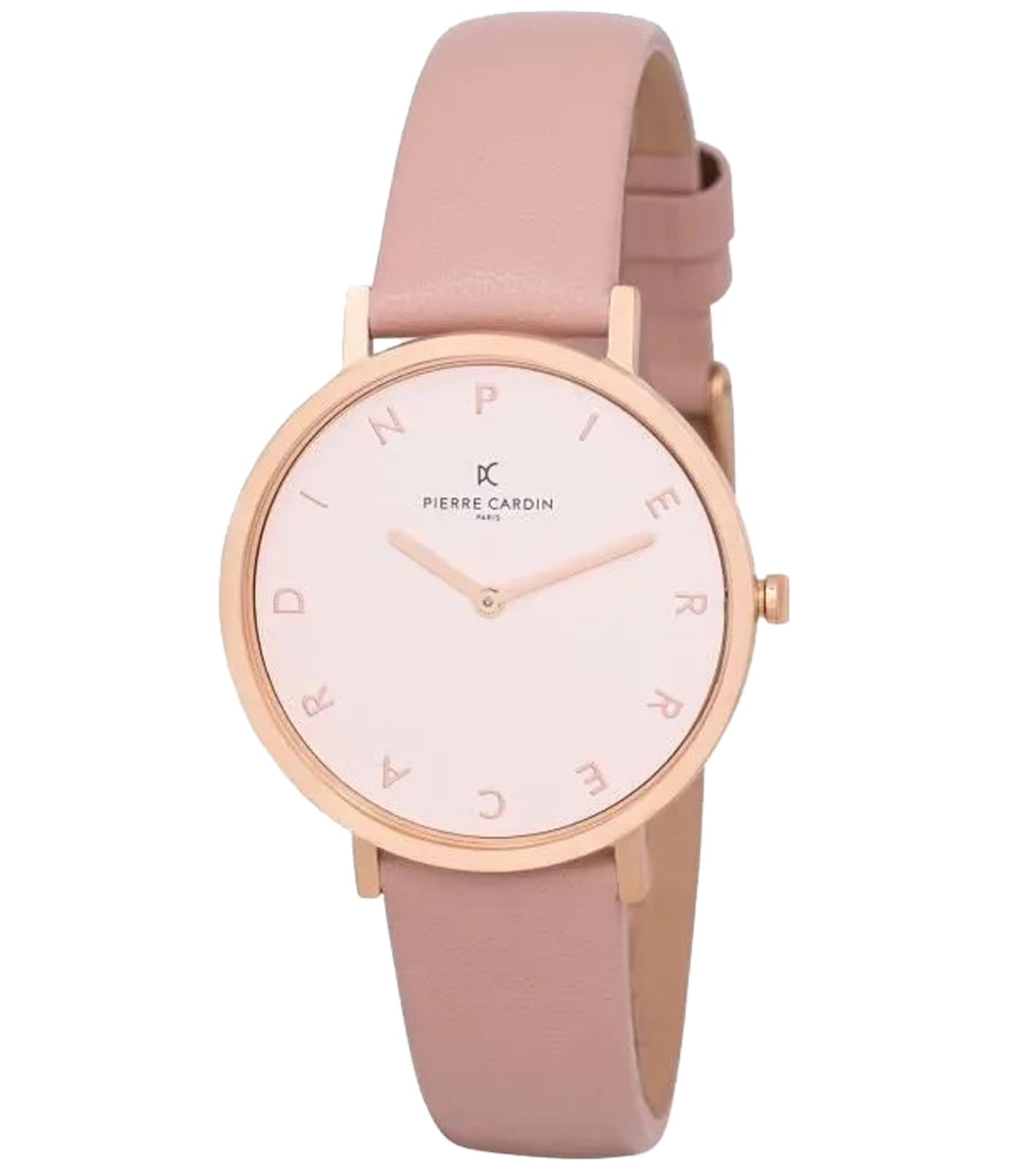 Pierre Cardin Damen Armband-Uhr schlichtes Ziffernblatt analoge Quarz-Uhr mit Leder-Armband 3ATM 36mm CBV.1124 Rosa Pierre Cardin Damen Armband-Uhr schlichtes Ziffernblatt analoge Quarz-Uhr mit Leder-Armband 3ATM 36mm CBV.1124 Rosa von Pierre Cardin