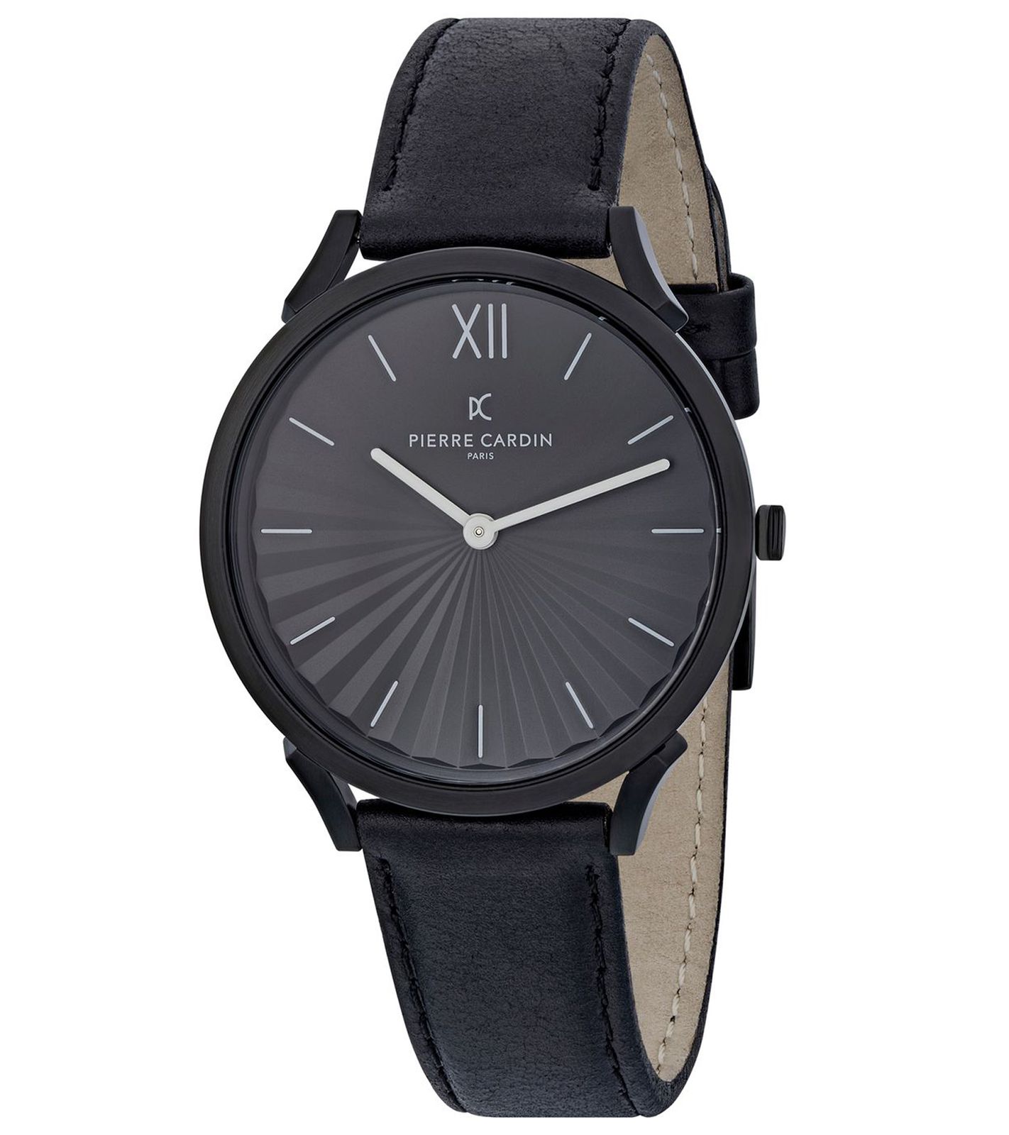 Pierre Cardin Damen Armband-Uhr schlichtes Ziffernblatt analoge Quarz-Uhr mit Leder-Armband 3ATM 40mm CPI.2006 Schwarz Pierre Cardin Damen Armband-Uhr schlichtes Ziffernblatt analoge Quarz-Uhr mit Leder-Armband 3ATM 40mm CPI.2006 Schwarz von Pierre Cardin