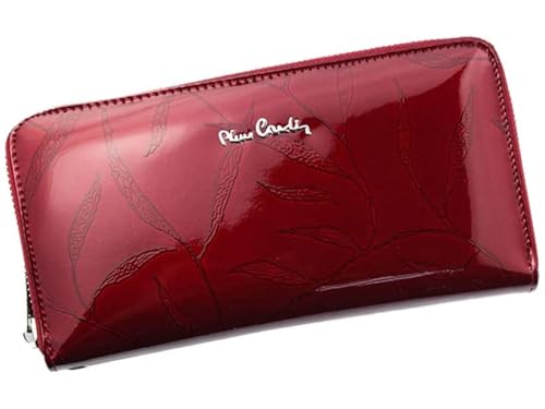 Pierre Cardin Damen-Geldbörse Naturleder Bleistift-Design mit Reißverschluss-Wechselfächer Kartenfächer Komfortabel Funktionell Modern Farbe Rot Pierre Cardin Damen-Geldbörse Naturleder Bleistift-Design mit Reißverschluss-Wechselfächer Kartenfächer Komfortabel Funktionell Modern Farbe Rot von Pierre Cardin
