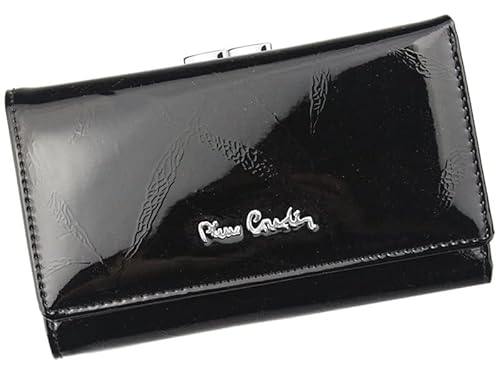 Pierre Cardin Damen-Geldbörse Naturleder Großes Kleingeldfach mit Kartenschlitzen Bequem Funktionell Farbe Schwarz Pierre Cardin Damen-Geldbörse Naturleder Großes Kleingeldfach mit Kartenschlitzen Bequem Funktionell Farbe Schwarz von Pierre Cardin