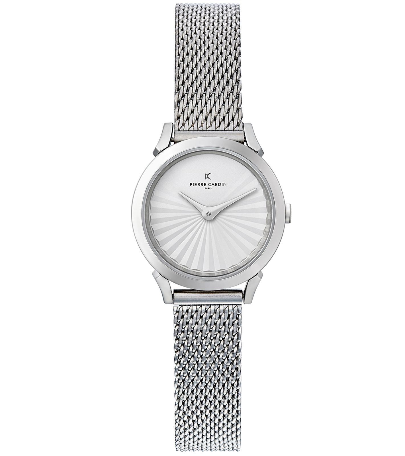 Pierre Cardin Damen Zweizeiger-Armband-Uhr modernes Ziffernblatt analoge Quarz-Uhr mit Edelstahl-Armband 3ATM 27mm CPI.2505 Silber Pierre Cardin Damen Zweizeiger-Armband-Uhr modernes Ziffernblatt analoge Quarz-Uhr mit Edelstahl-Armband 3ATM 27mm CPI.2505 Silber von Pierre Cardin