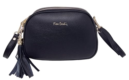 Pierre Cardin Damenhandtasche, echtes Leder, groß, Shopper, hergestellt in Italien, Schultertasche, multifunktional, elegant, Umhängetasche, Schultertasche, multifunktional, Damen-Handtaschen, von Pierre Cardin