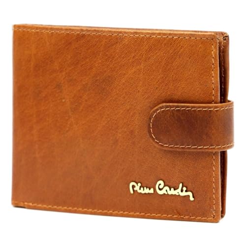 Pierre Cardin Geldbeutel Herren TILAK110 324A - Elegant Männer Geldbörse, Portemonnaie, Natural Leder - Kartenetui RFID Schutz - Camel von Pierre Cardin