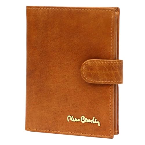 Pierre Cardin Geldbeutel Herren TILAK110 326A - Elegant Männer Geldbörse, Portemonnaie, Natural Leder - Kartenetui RFID Schutz - Camel von Pierre Cardin