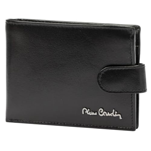 Pierre Cardin Geldbeutel Herren TILAK51 8806A - Elegant Männer Geldbörse, Portemonnaie, Natural Leder - Kartenetui RFID Schutz - Schwarz von Pierre Cardin