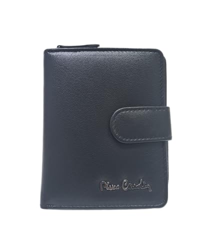 Pierre Cardin Geldbörse aus echtem Leder mit Reißverschluss und Logo aus brüniertem Metall, 9 Kartenfächer, Doppelfach, Dokumentenhalter, Maße 11 x 9 x 2,5 cm, Art. 2510, Schwarz , 11X9x2,5, Modern Pierre Cardin Geldbörse aus echtem Leder mit Reißverschluss und Logo aus brüniertem Metall, 9 Kartenfächer, Doppelfach, Dokumentenhalter, Maße 11 x 9 x 2,5 cm, Art. 2510, Schwarz , 11X9x2,5, Modern von Pierre Cardin