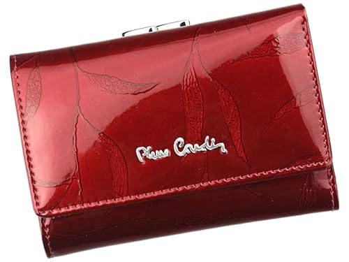 Pierre Cardin Glänzende Brieftasche für Damen Stilvoll aus 100% Naturleder Lackiert 12,5 x 8 x 3,5 cm Für 5 Karten 1 Scheinfach 1 Münzfach Farbe Rot Pierre Cardin Glänzende Brieftasche für Damen Stilvoll aus 100% Naturleder Lackiert 12,5 x 8 x 3,5 cm Für 5 Karten 1 Scheinfach 1 Münzfach Farbe Rot von Pierre Cardin