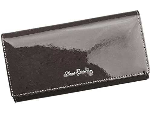 Pierre Cardin Glänzende große Brieftasche für Frauen aus 100% Naturleder Lackiert 18,5 x 10 x 3 cm für 8 Karten 3 Scheinfächer 1 Münzfach Farbe Grau Pierre Cardin Glänzende große Brieftasche für Frauen aus 100% Naturleder Lackiert 18,5 x 10 x 3 cm für 8 Karten 3 Scheinfächer 1 Münzfach Farbe Grau von Pierre Cardin
