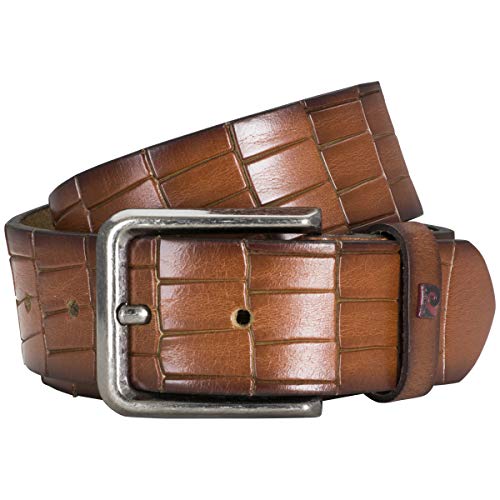 Pierre Cardin Gürtel Herren Ledergürtel Herren Gürtel Herren, Vollrindleder, 40 mm breit, cognac, Größe/Size:95, Farbe/Color:braun von Pierre Cardin