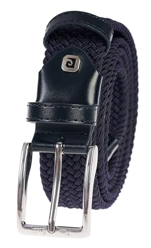 Pierre Cardin Gürtel für Herren, elastisches geflochtenes Leder, Damen, Jungen, kürzbar, Geschenk, Gürtel, elastisches geflochtenes Leder, Wildleder, Wildleder von Pierre Cardin