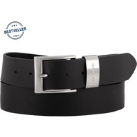 Pierre Cardin Herren Gürtel schwarz Glattleder von Pierre Cardin