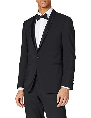 Pierre Cardin Herren 41220-850-94602-2000 Blazer, schwarz, 50 von Pierre Cardin