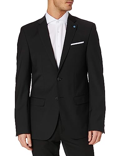 Pierre Cardin Herren 42253-810-14001-2000 Blazer, schwarz, 52 von Pierre Cardin