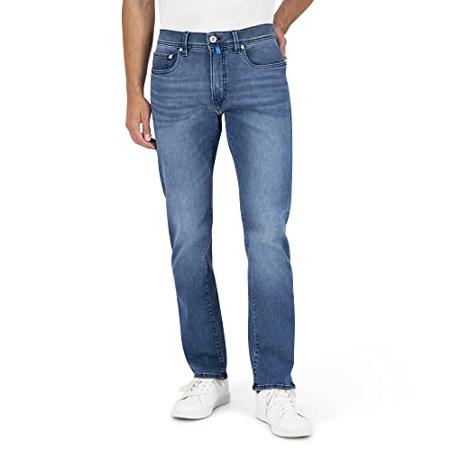 Pierre Cardin Herren Jeans Lyon Tapered | Männer Hose | Tapered Fit | Blue Used Buffies Washed | Blue Used Buffies 8048 13 6824 | 38W - 30L von Pierre Cardin