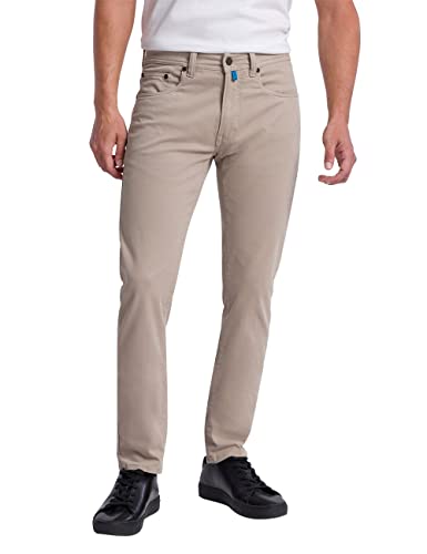 Pierre Cardin Herren Freizeithose Antibes | Männer Hose | Slim Fit | Vintage Khaki 4015 1112 | 32W - 32L von Pierre Cardin