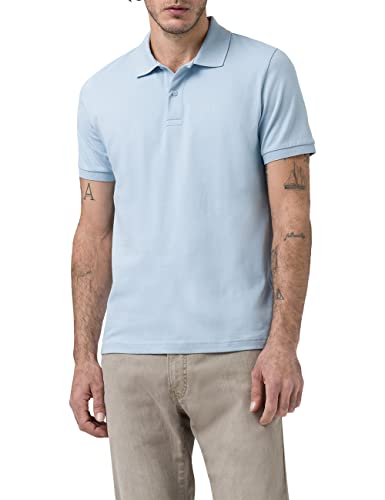 Pierre Cardin Herren Basic Polo Poloshirt, Blue Fog, 5XL von Pierre Cardin