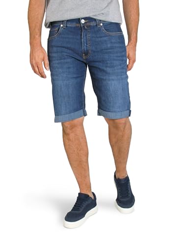 Pierre Cardin Herren Bermuda Jeans-Shorts 5-Pocket Sommer Denim Short, leicht, Dark Blue Fashion Vintage Pierre Cardin Herren Bermuda Jeans-Shorts 5-Pocket Sommer Denim Short, leicht, Dark Blue Fashion Vintage von Pierre Cardin