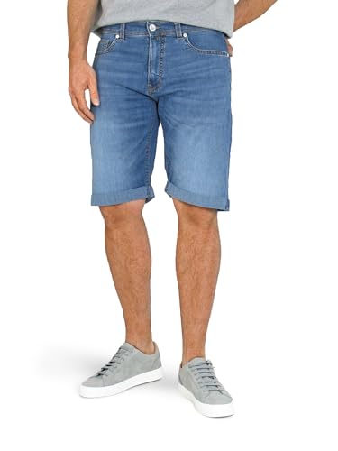 Pierre Cardin Herren Bermuda Jeans-Shorts 5-Pocket Sommer Denim Short, leicht, Light Blue Used Mustache Pierre Cardin Herren Bermuda Jeans-Shorts 5-Pocket Sommer Denim Short, leicht, Light Blue Used Mustache von Pierre Cardin