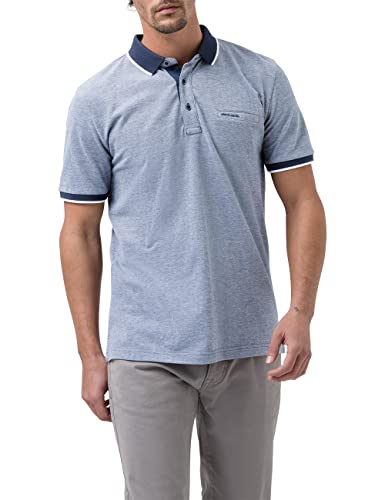 Pierre Cardin Herren Bicolor Polo Poloshirt, Faded Denim, M von Pierre Cardin