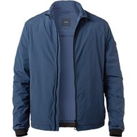 Pierre Cardin Herren Blouson blau Mikrofaser unifarben von Pierre Cardin