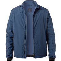 Pierre Cardin Herren Blouson blau Mikrofaser unifarben von Pierre Cardin