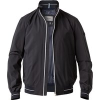 Pierre Cardin Herren Blouson blau Mikrofaser unifarben von Pierre Cardin