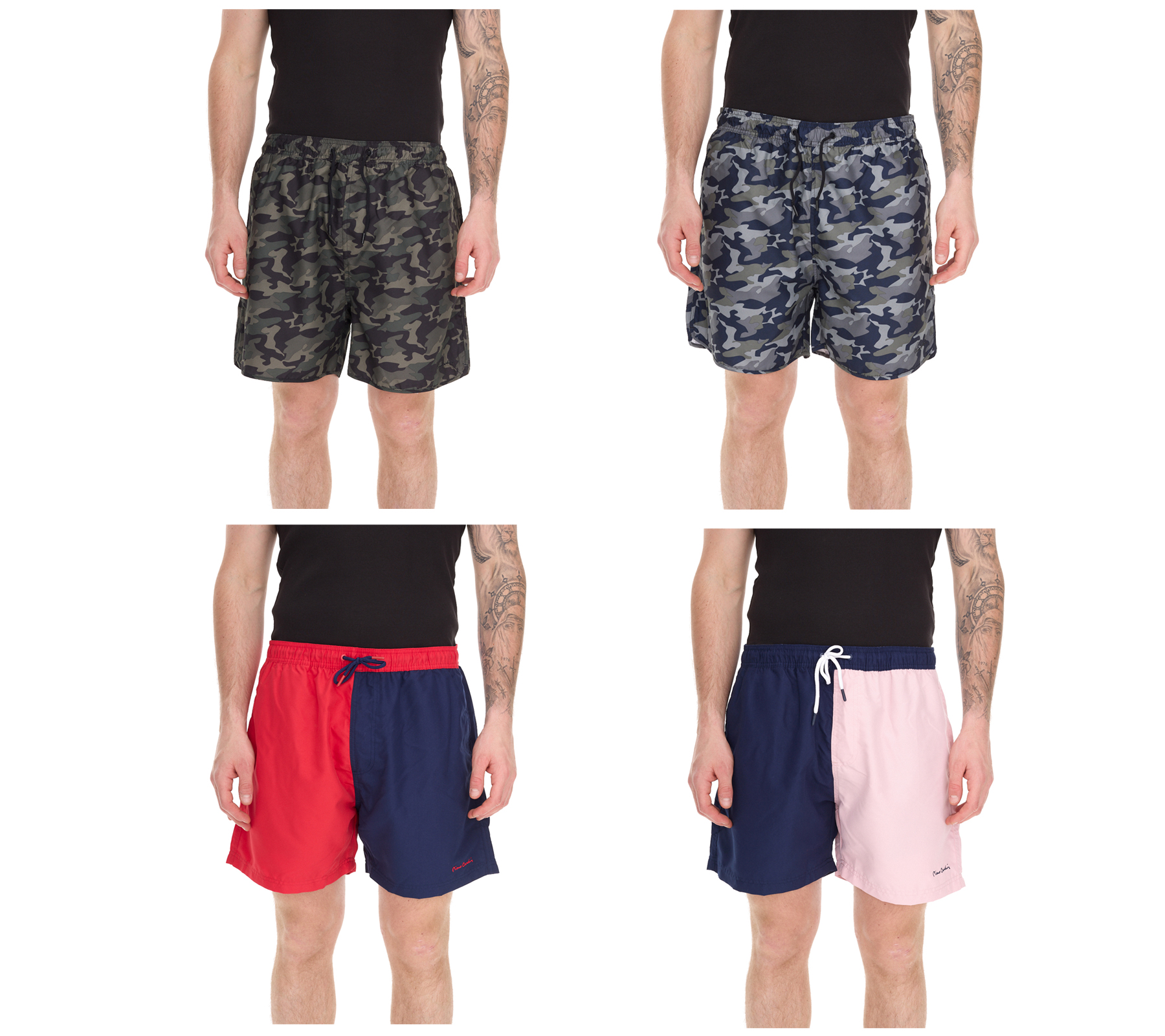 Pierre Cardin Herren Camouflage Schwimm-Hose Badehose Schwimm-Shorts Blau/Khaki-Grün, Khaki/Grün, Navy/Rot oder Navy/Pink Pierre Cardin Herren Camouflage Schwimm-Hose Badehose Schwimm-Shorts Blau/Khaki-Grün, Khaki/Grün, Navy/Rot oder Navy/Pink von Pierre Cardin
