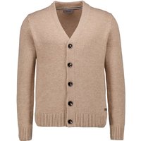Pierre Cardin Herren Cardigan beige unifarben von Pierre Cardin