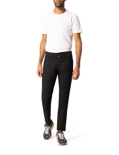 Pierre Cardin Herren Freizeithose Futureflex Lyon | Männer Hose | Tapered Fit | schwarz 4200 9000 | 34W - 32L von Pierre Cardin