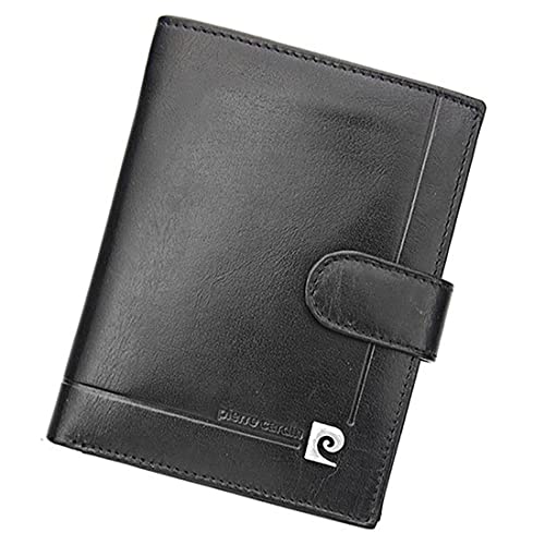 Pierre Cardin Herren-Geldbörse aus 100% Naturleder Viel Platz für bis zu 11 Karten 2 Scheine & 2 Wechselgeld Hochklappe Farbe Schwarz Pierre Cardin Herren-Geldbörse aus 100% Naturleder Viel Platz für bis zu 11 Karten 2 Scheine & 2 Wechselgeld Hochklappe Farbe Schwarz von Pierre Cardin
