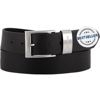 Pierre Cardin Herren Gürtel schwarz Glattleder von Pierre Cardin