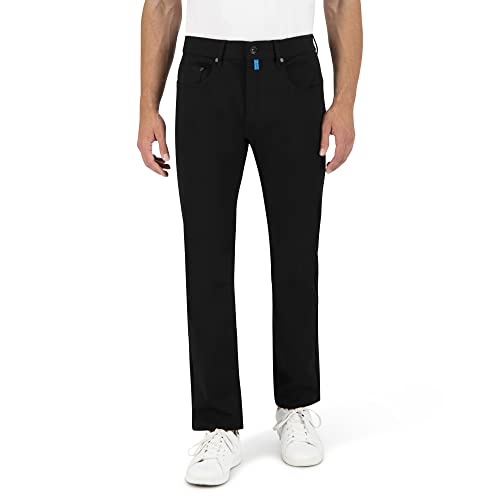 Pierre Cardin Herren Hose Lyon | Männer Freizeithose | Modern Fit | Schwarz 9000 | 35W - 32L von Pierre Cardin