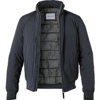 Pierre Cardin Herren Blouson blau Mikrofaser unifarben von Pierre Cardin