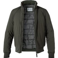Pierre Cardin Herren Blouson grün Mikrofaser unifarben von Pierre Cardin