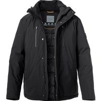 Pierre Cardin Herren Jacke Schwarz Mikrofaser unifarben von Pierre Cardin
