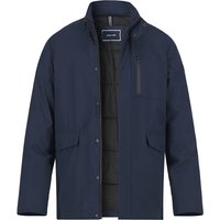Pierre Cardin Herren Jacke blau Mikrofaser unifarben von Pierre Cardin