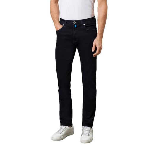 Pierre Cardin Herren Jeans He-Hose 5 Pocket Denim Stretch Denim | Männer Hose | Übergröße | Blue/Black Used 8002 6802 | 64 von Pierre Cardin