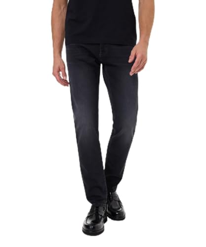 Pierre Cardin Herren Jeans PC-Lyon | Männer Hose | Tapered fit | Black Black Fashion Vintage Washed | Black Black Fashion Vintage 7738 9808 | 36W - 34L von Pierre Cardin