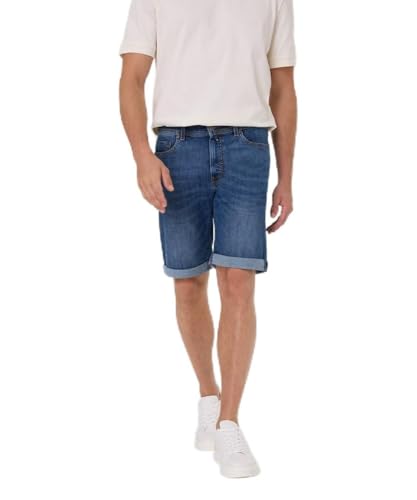 Pierre Cardin Herren Jeans Shorts Bermuda | 5-Pocket Stretch Denim Short | Kurze Hose, PC-Sisteron 8054.6828 Blue Fashion Vintage von Pierre Cardin