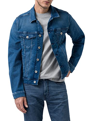 Pierre Cardin Herren Jeansjacke Jacke, Blue Fashion Vintage, L von Pierre Cardin