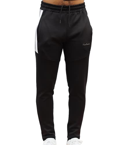 Pierre Cardin Herren-Jogginghose, schwarz / grau, 34-37 von Pierre Cardin