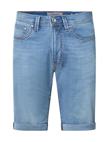 Pierre Cardin Herren Kurze Hose Lyon Bermuda | Männer Freizeit-Shorts | Tapered Fit | Blue Used Buffies Washed | Blue Used Buffies 8128 6824 | 42 von Pierre Cardin