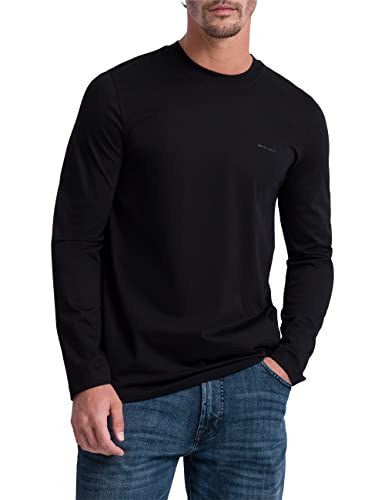 Pierre Cardin Herren Langarmshirt Longsleeve, Schwarz, 3XL von Pierre Cardin